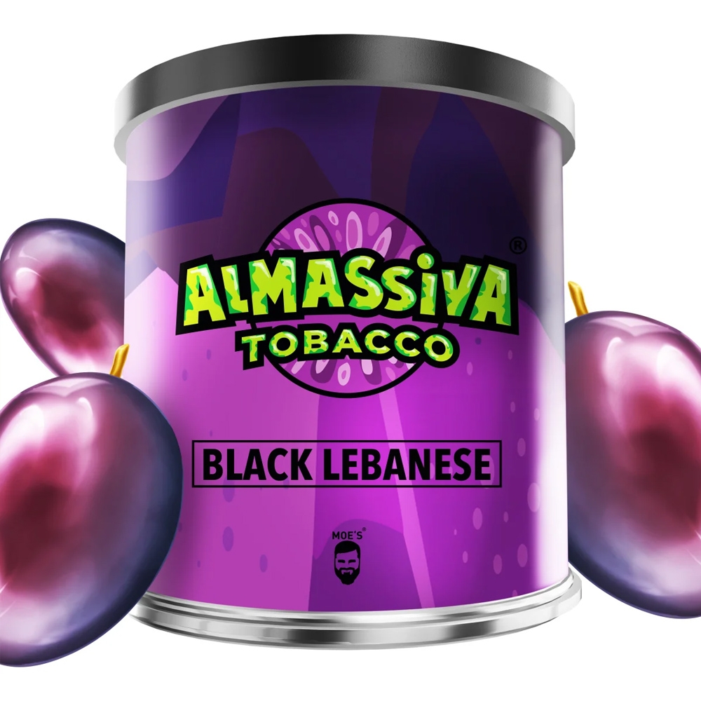 ALMASSIVA Tobacco 200g - Black Lebanese