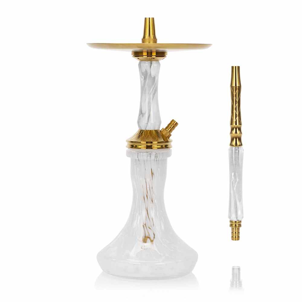 Ocean Hookah Kaif "S" 2nd Edition - Gold/White