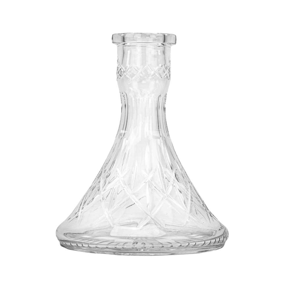 Ocean Hookah Tradi Bowl Cone Diamond Cut - Clear