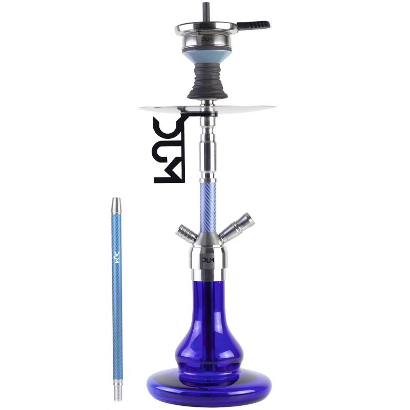 DUM Shisha SS55 Half Carbon - Blue