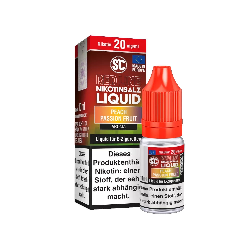 SC Red Line Nikotinsalz Liquid 20mg - Peach Passion Fruit