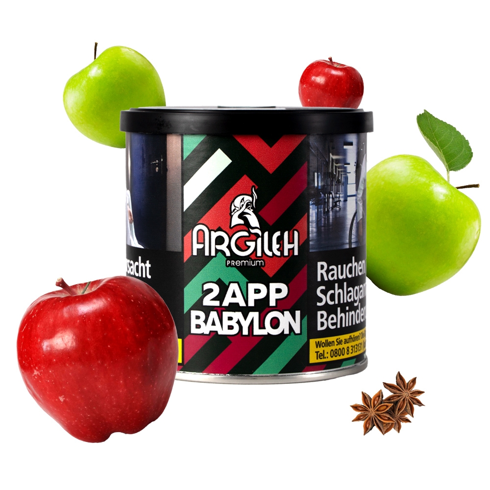 Argileh Tobacco 200g - 2 App Babylon