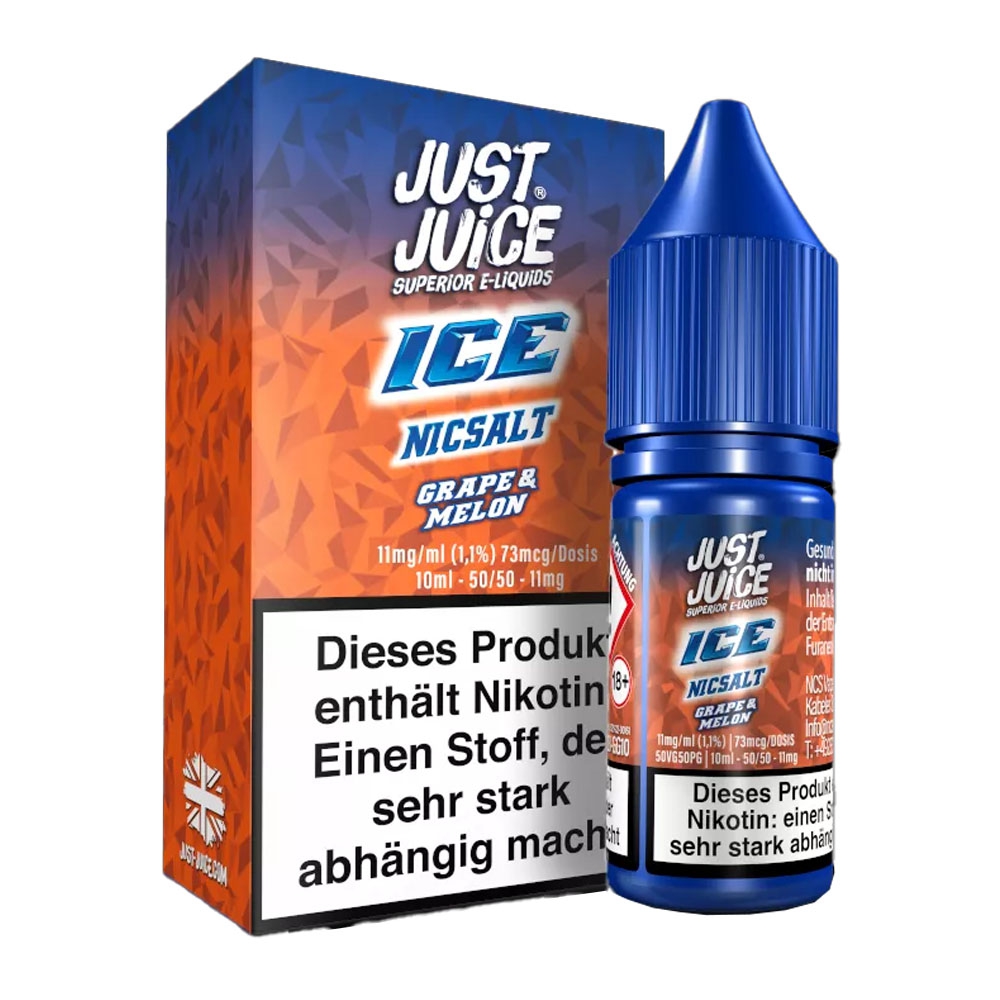 Just Juice Nikotinsalz Liquid 20mg - Grape & Melon Ice