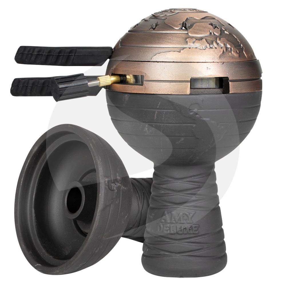 AMY New Age Stone Globe Set - Bronze