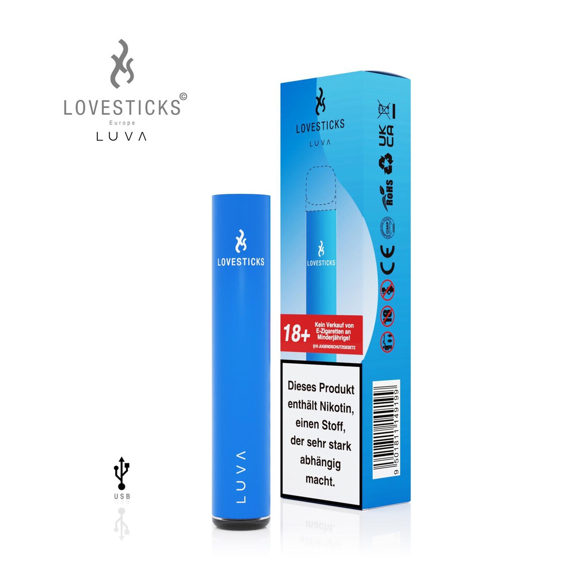 Luva Lovestick Basisgerät - Blau