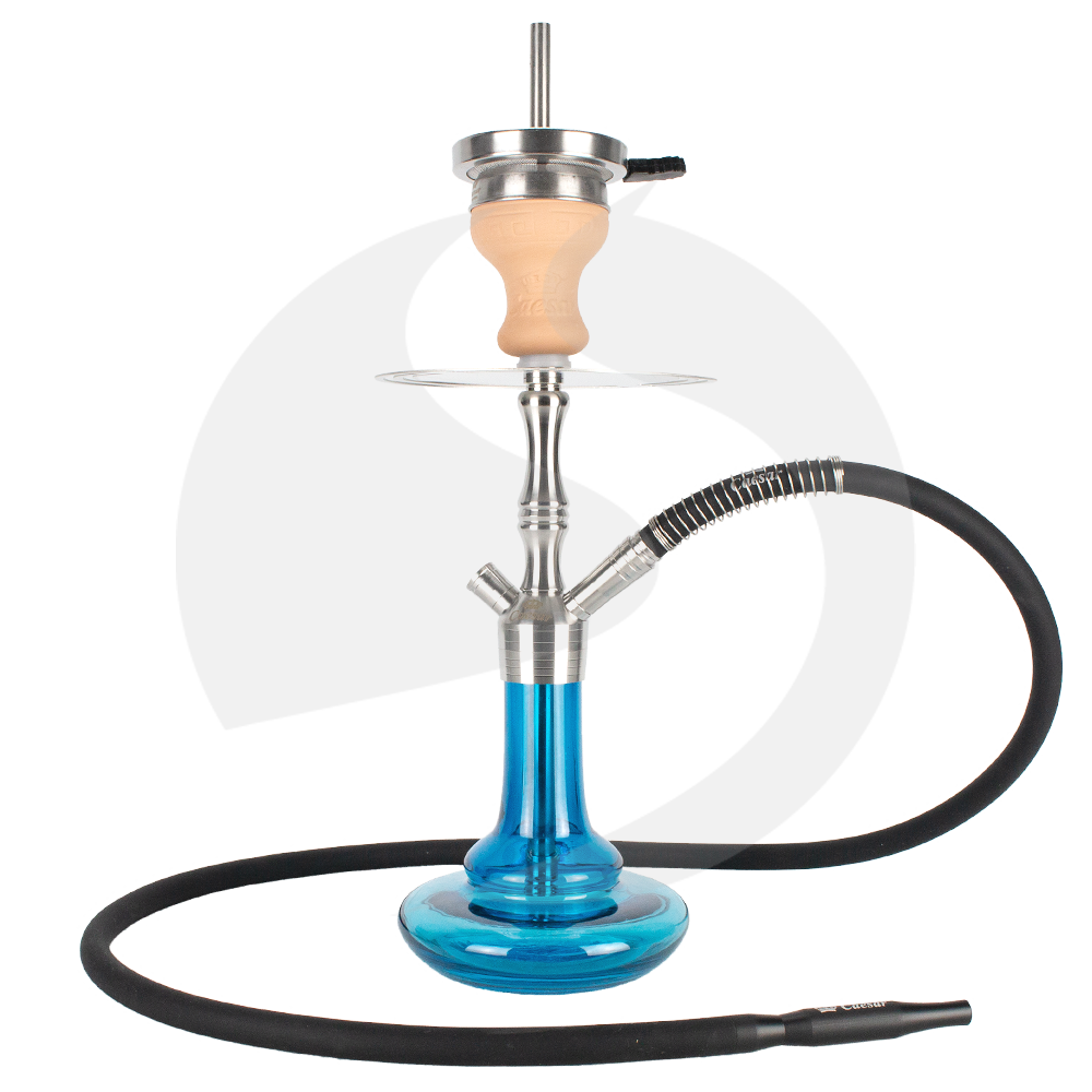 Caesar Shisha 049 A Shisha 2er Edelstahl - Shining Blue