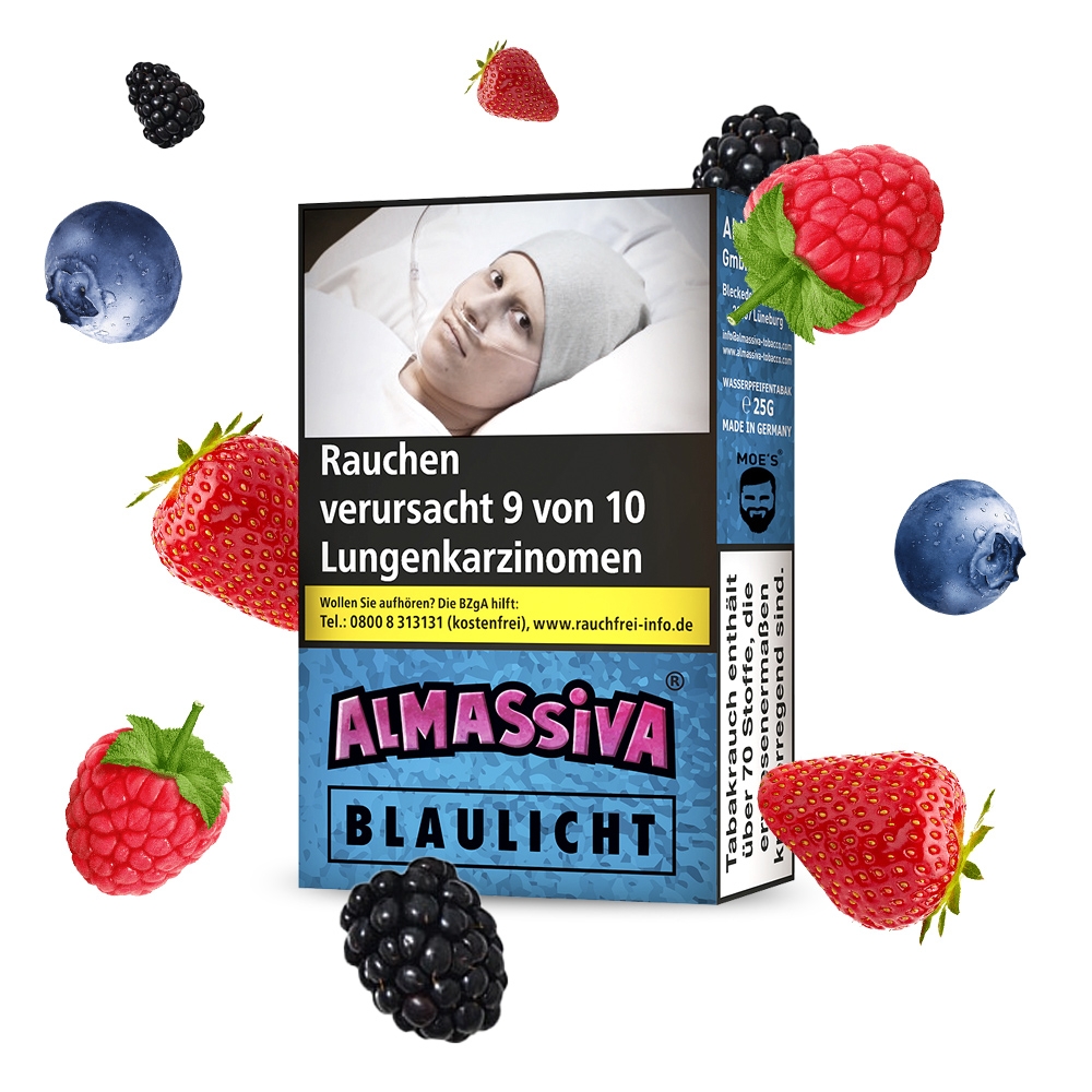 ALMASSIVA Tobacco 25g - Blaulicht