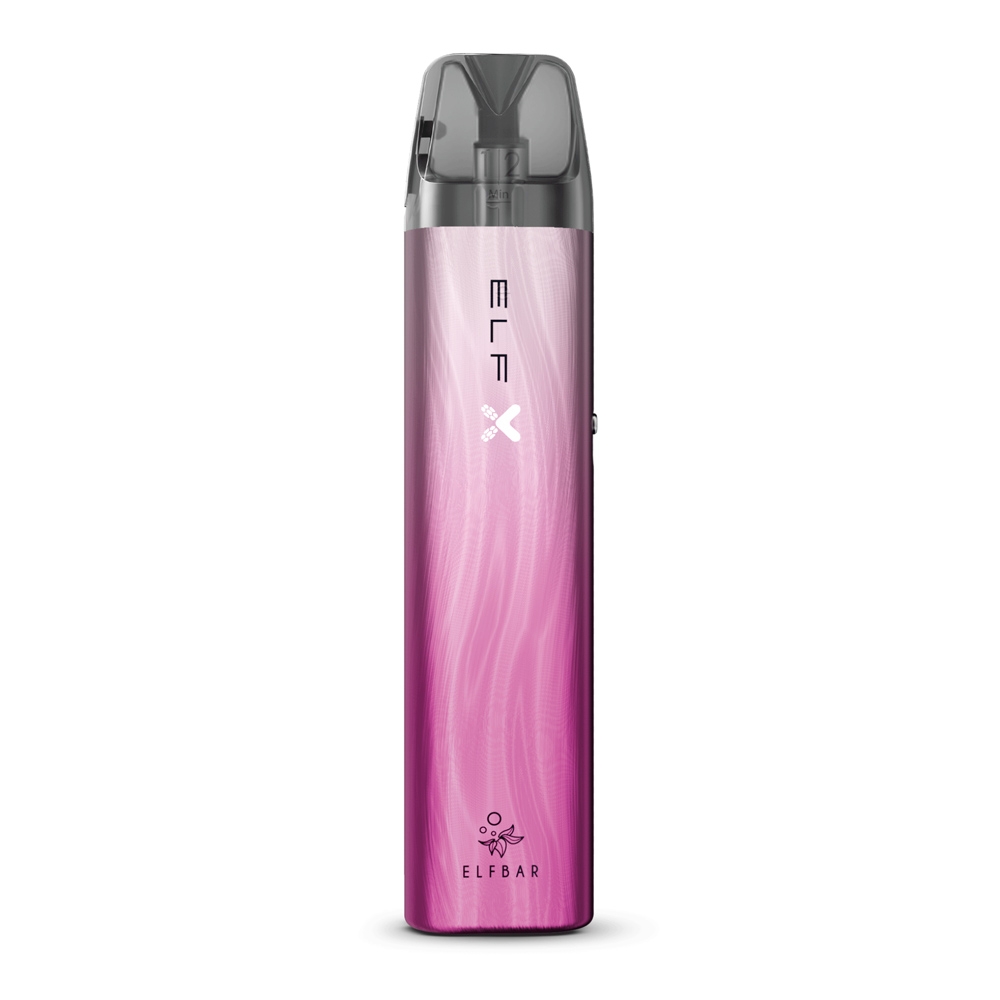 Elfbar ELFX Refillable Kit - Silver Pink