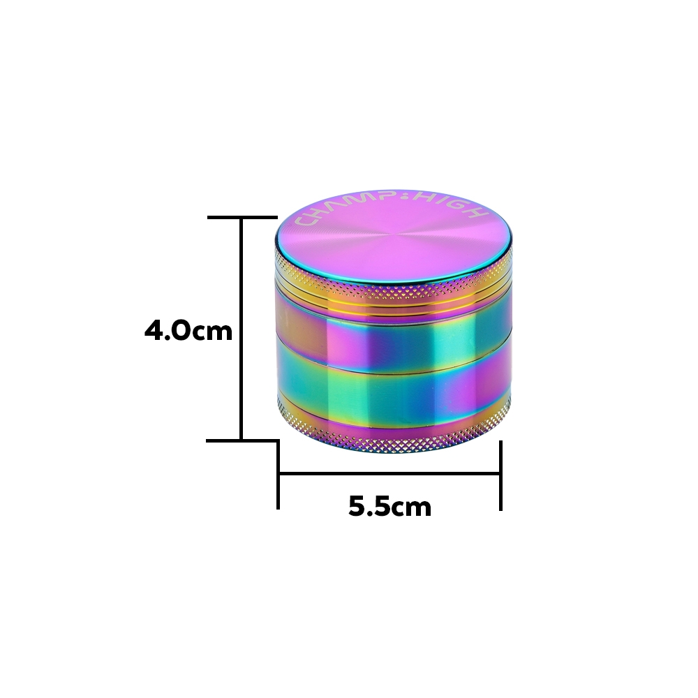 Metall-Grinder 55mm, 4- teilig - Rainbow