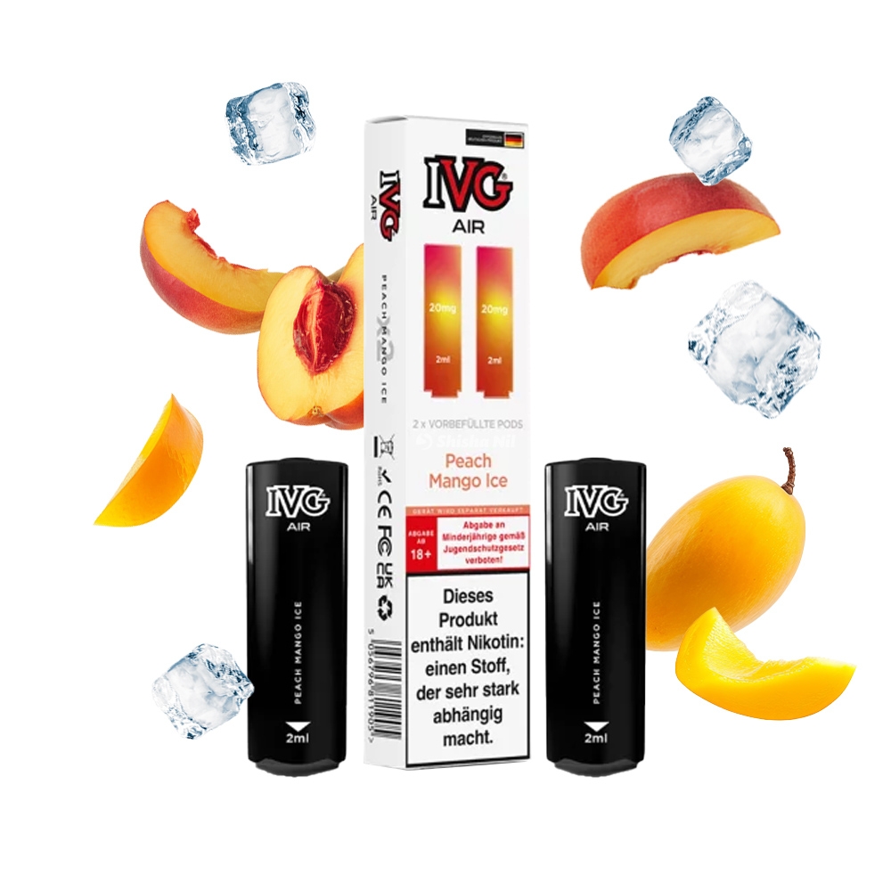 IVG AIR 2 in 1 POD (2er Pack) - Peach Mango Ice 20mg