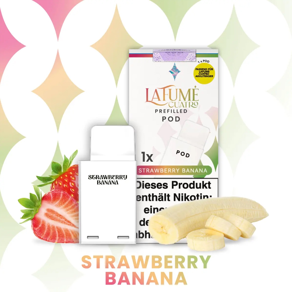 La Fume Cuatro POD (1 stk) - Strawberry Banana 20mg