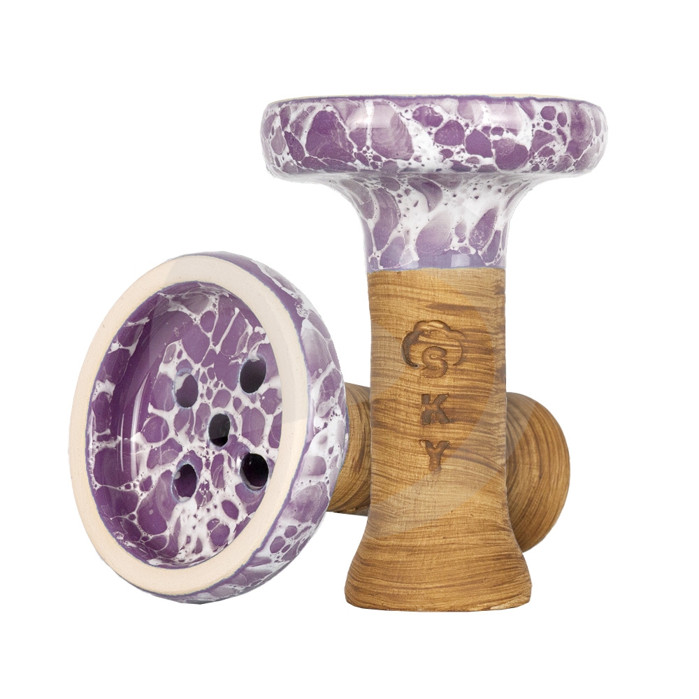 Sky Hookah Flat Killer Bowl - Purple