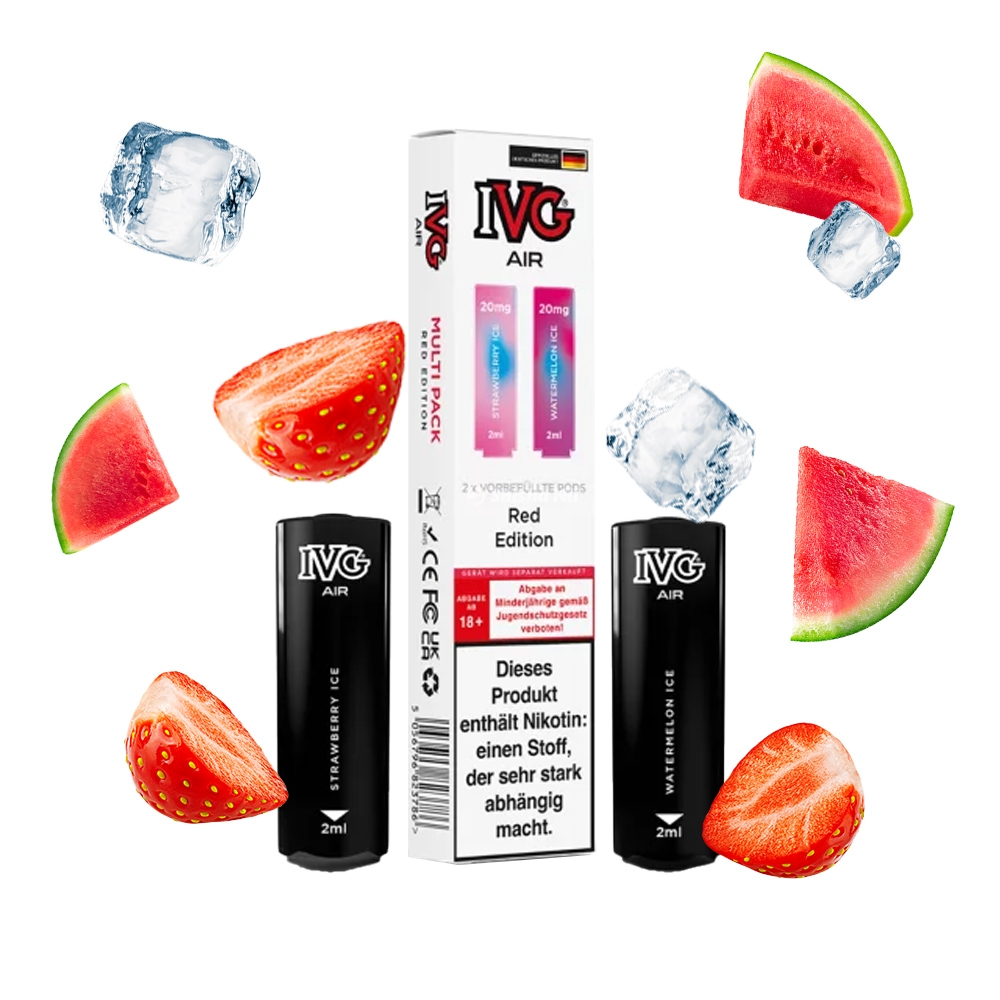 IVG AIR 2 in 1 POD (2er Pack) - Red Edition 20mg