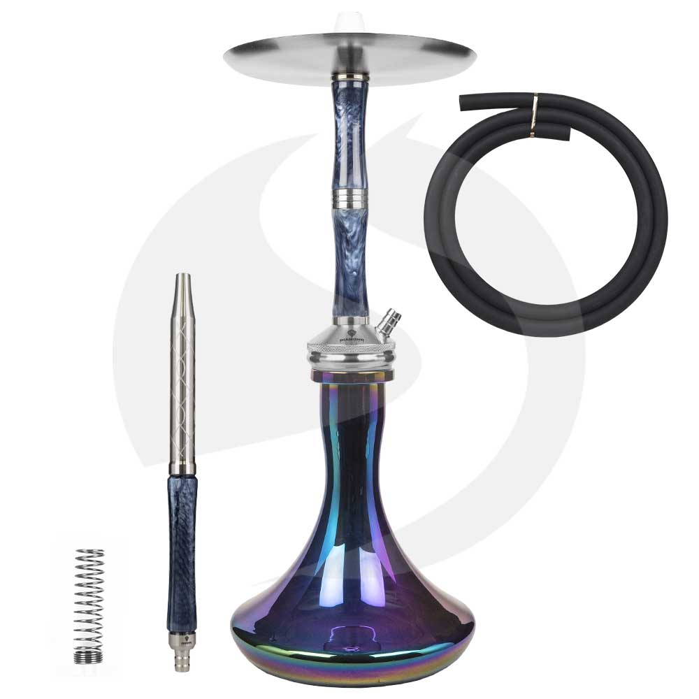 Diamond Hookah Excelsior - Blue/Rainbow