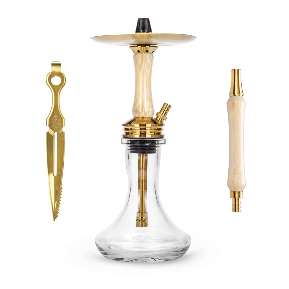 Ocean Hookah Kaif S - Gold-Beige/Coffee