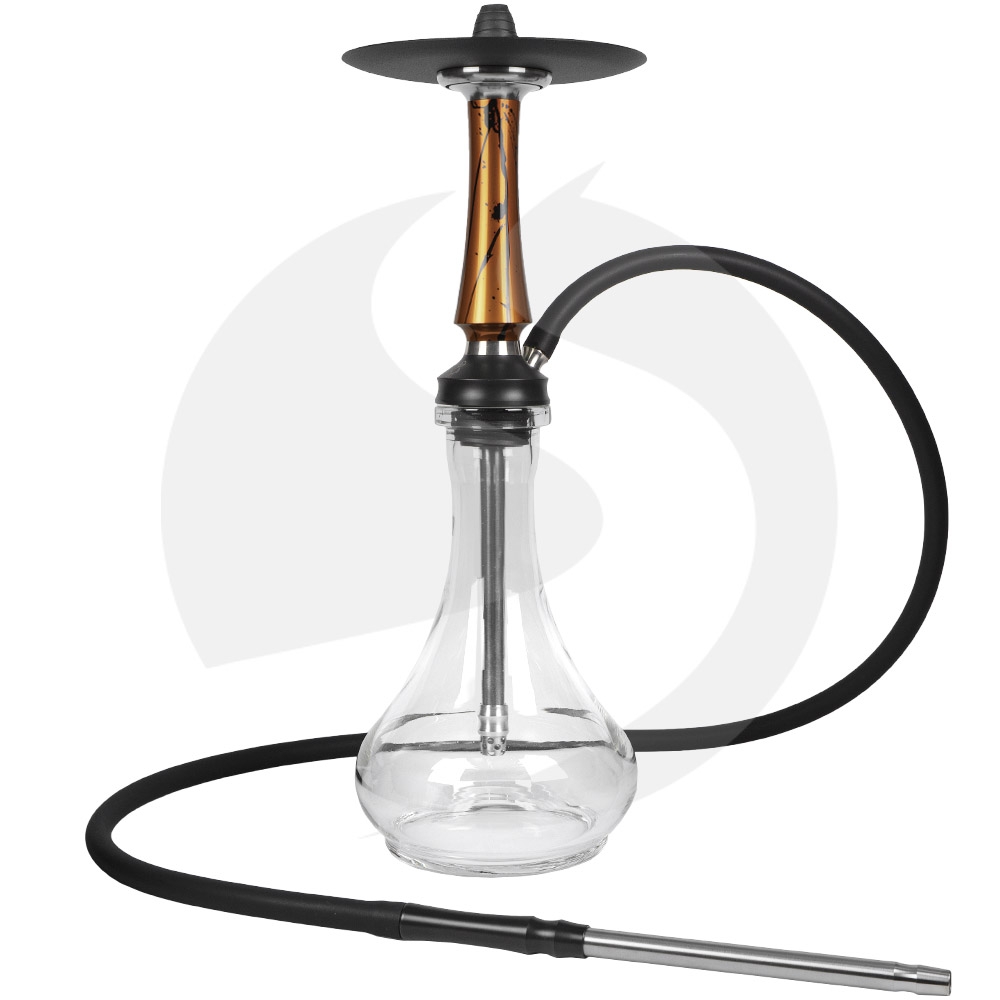 Voodoo Hookah Down - Gold/Black