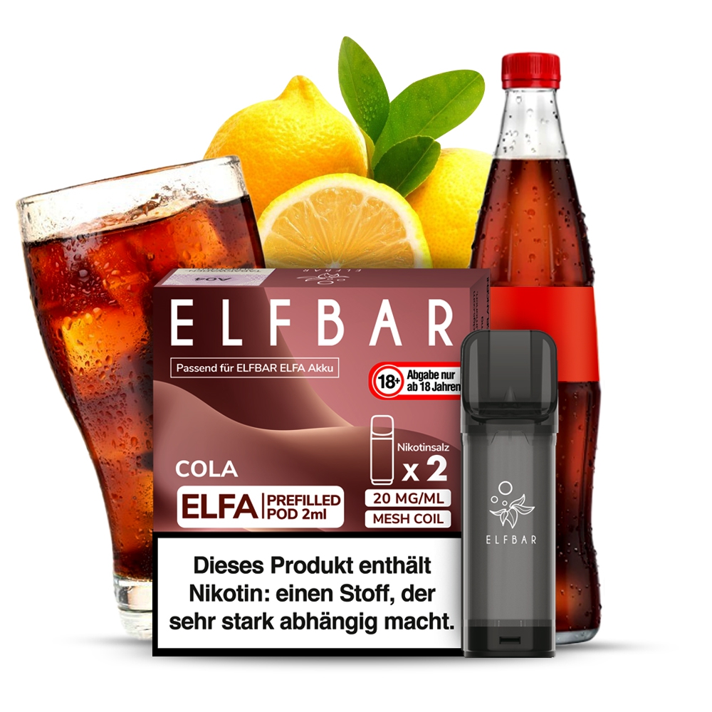 Elfbar ELFA Prefilled POD (2stk) - Cola 20mg