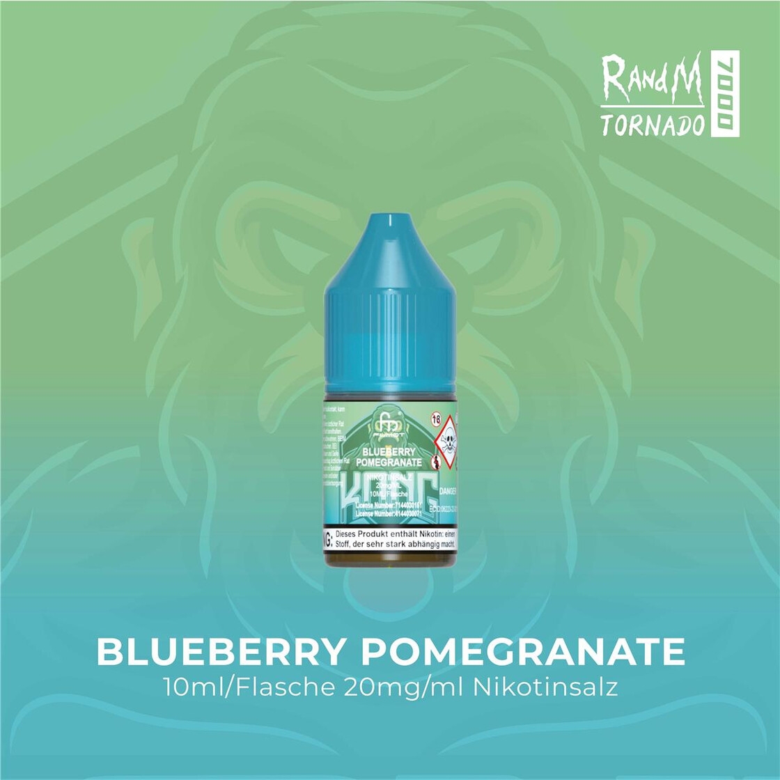 RandM Tornado Liquid 10ml - Blueberry Pomegranate 20mg