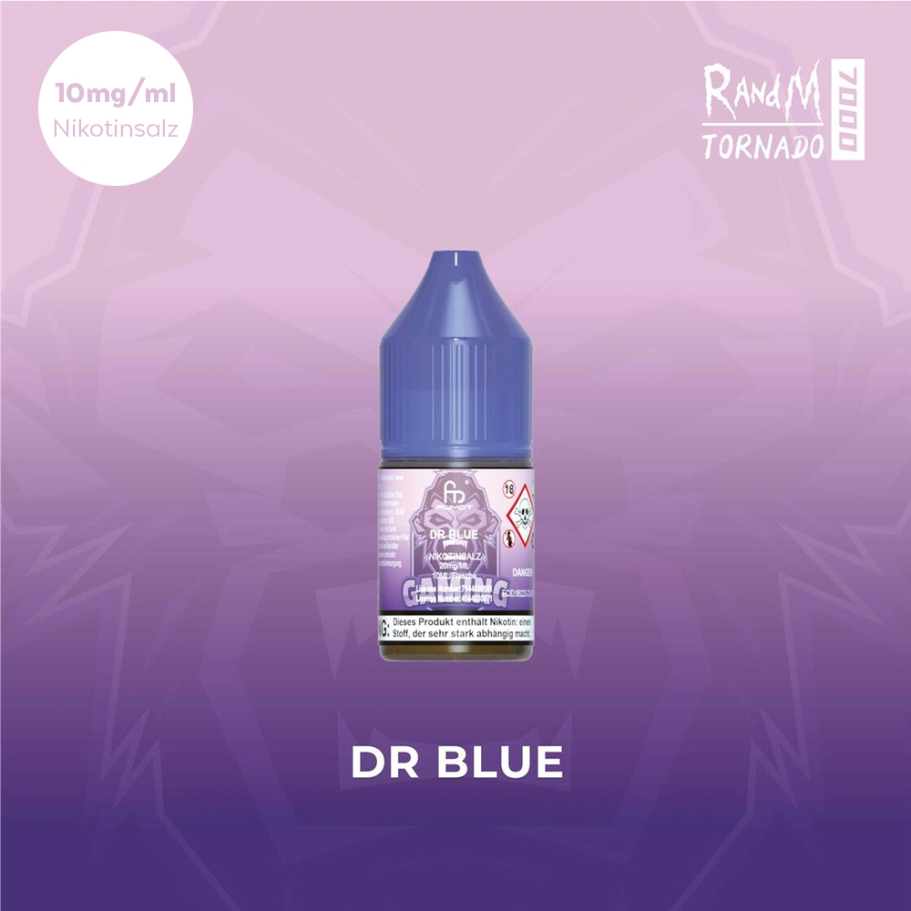 RandM Tornado Liquid 10ml - Dr Blue 10mg