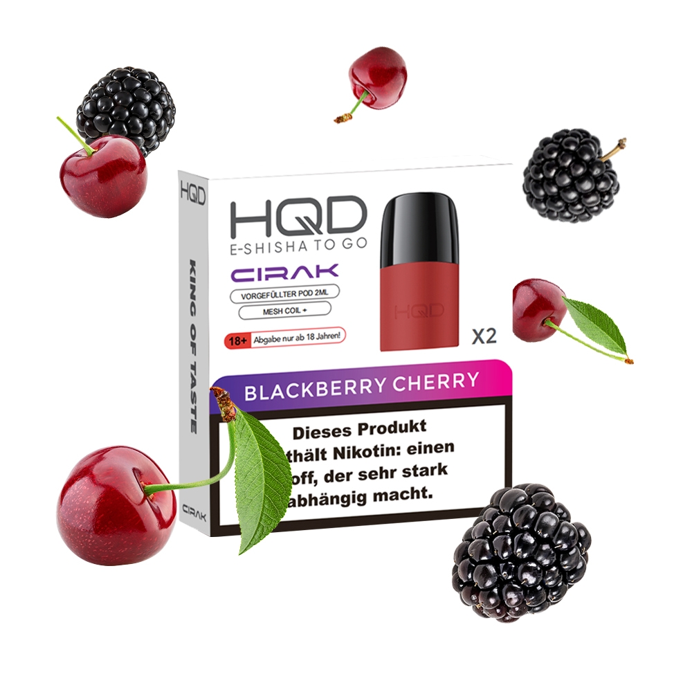 HQD Cirak - Blackberry Cherry - Pod (2er Pack)