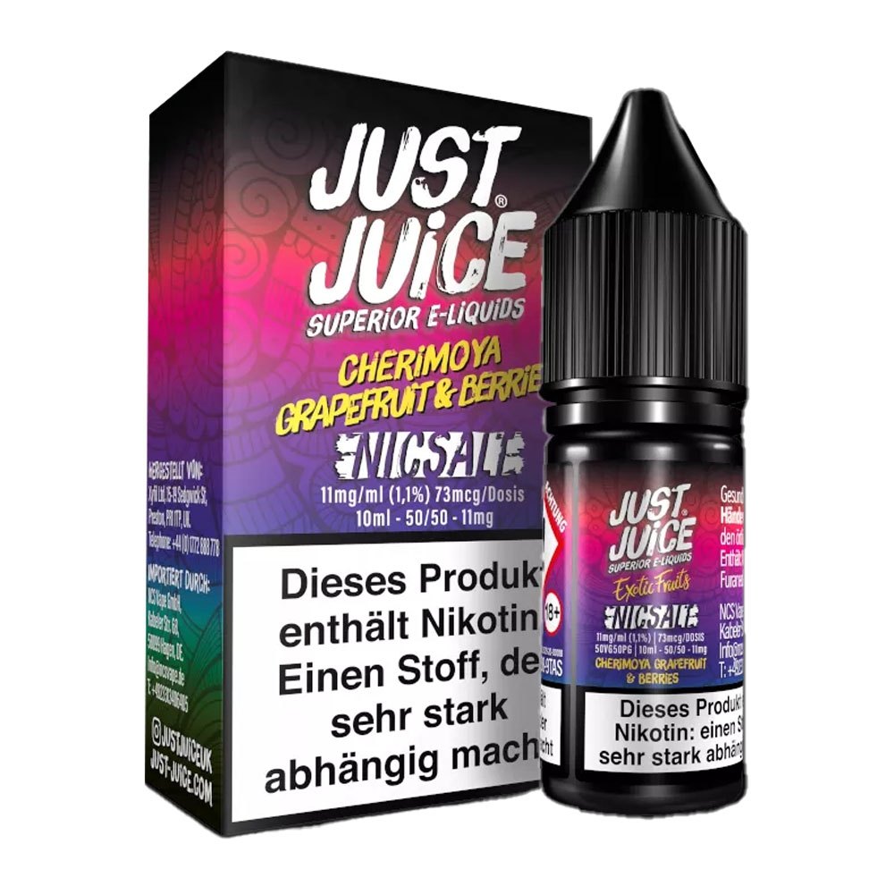 Just Juice Nikotinsalz Liquid 20mg - Cherimoya Grapefruit & Berries