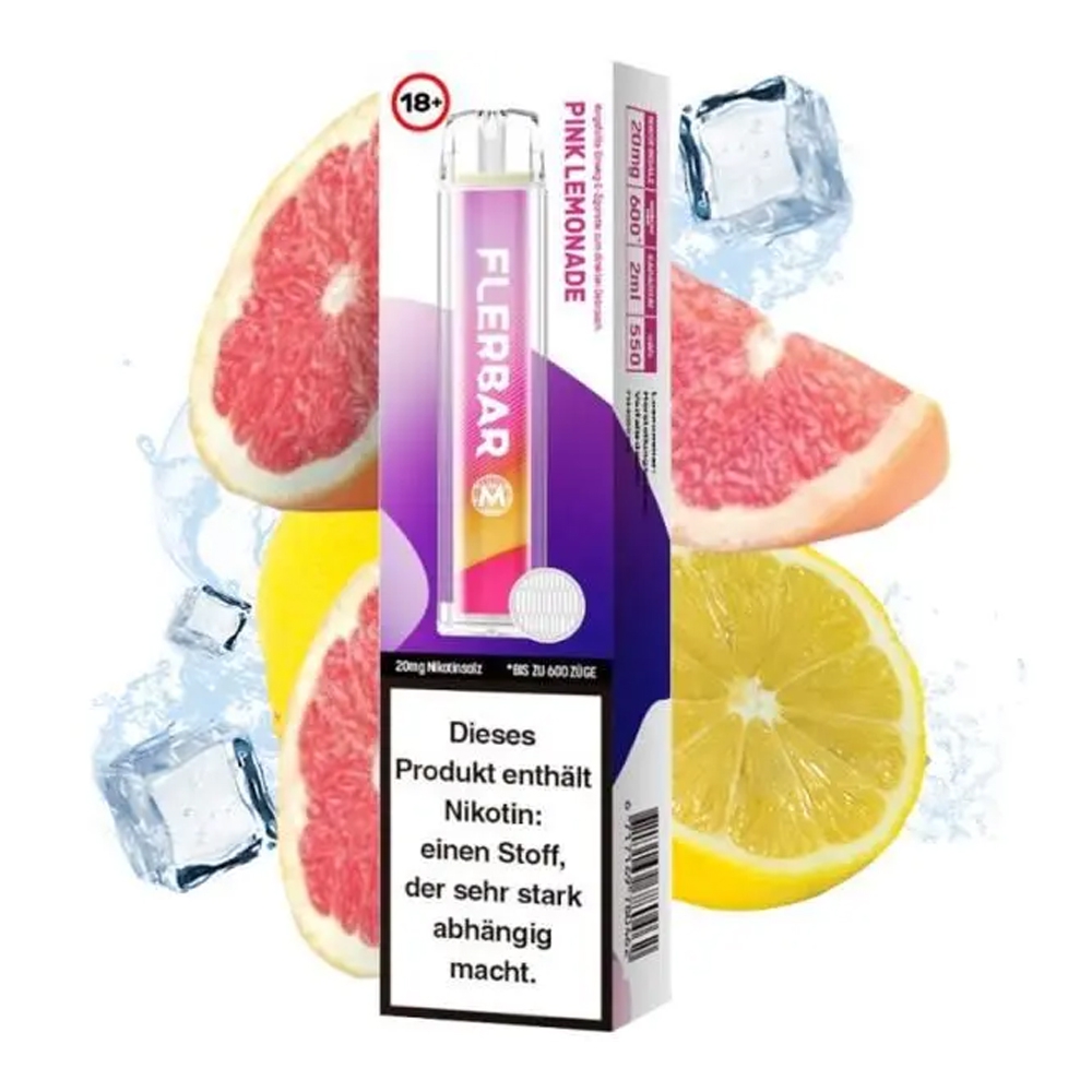 Flerbar M E-Shisha 600 - Pink Lemonade 20mg