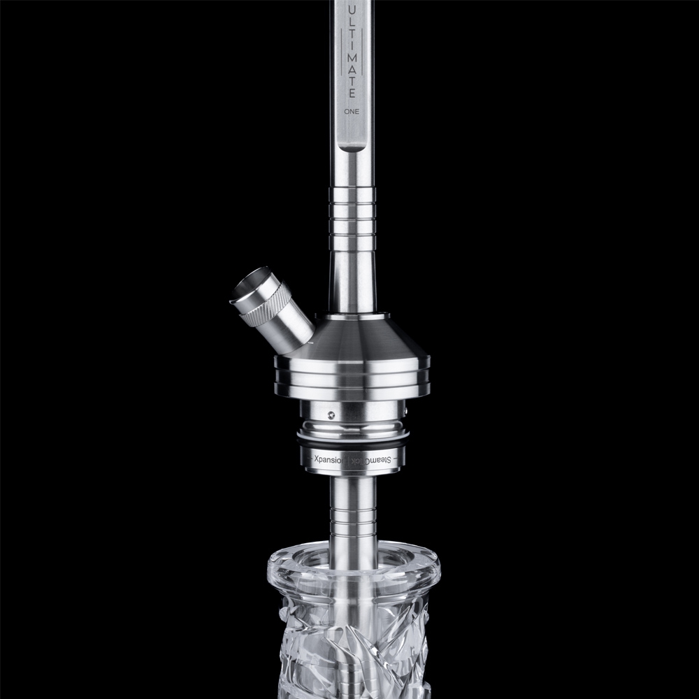 Steamulation Hookah Ultimate One - Silver Matt Metallic