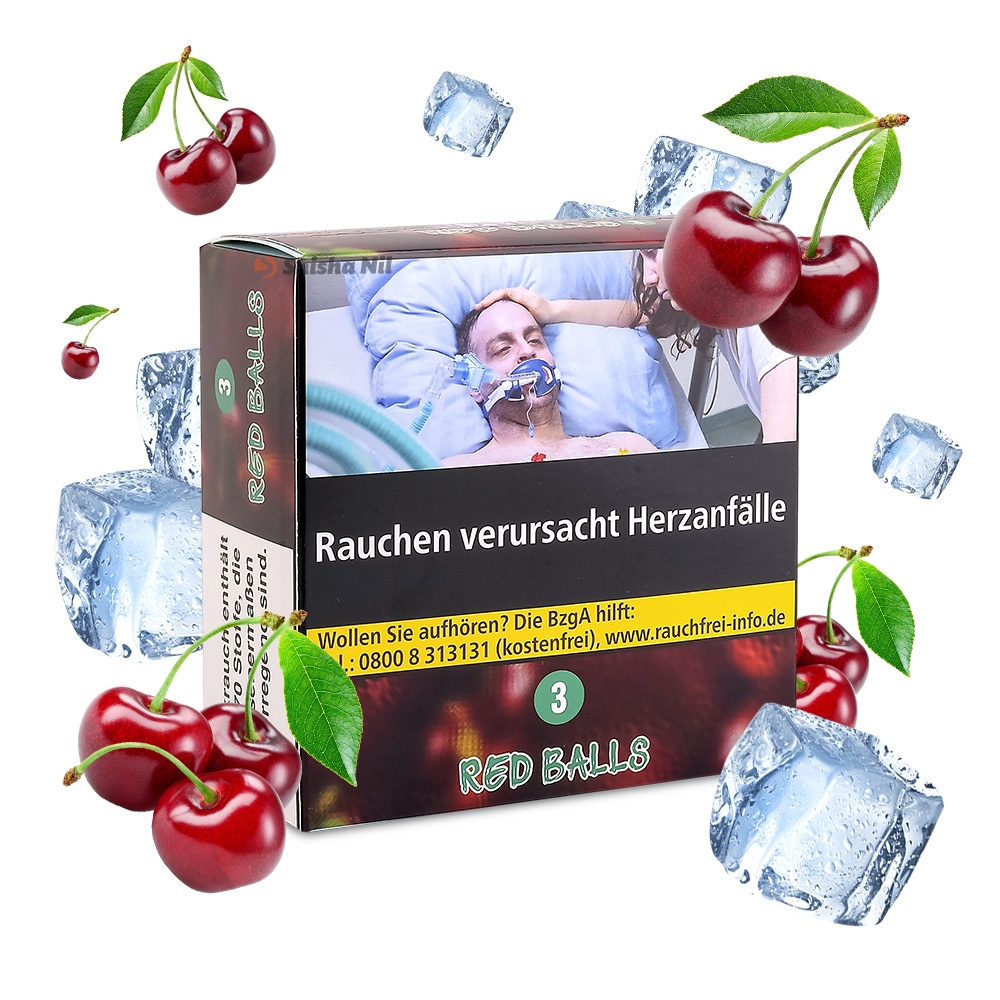 Aqua Mentha Premium Tobacco 200g - Red Balls (3)