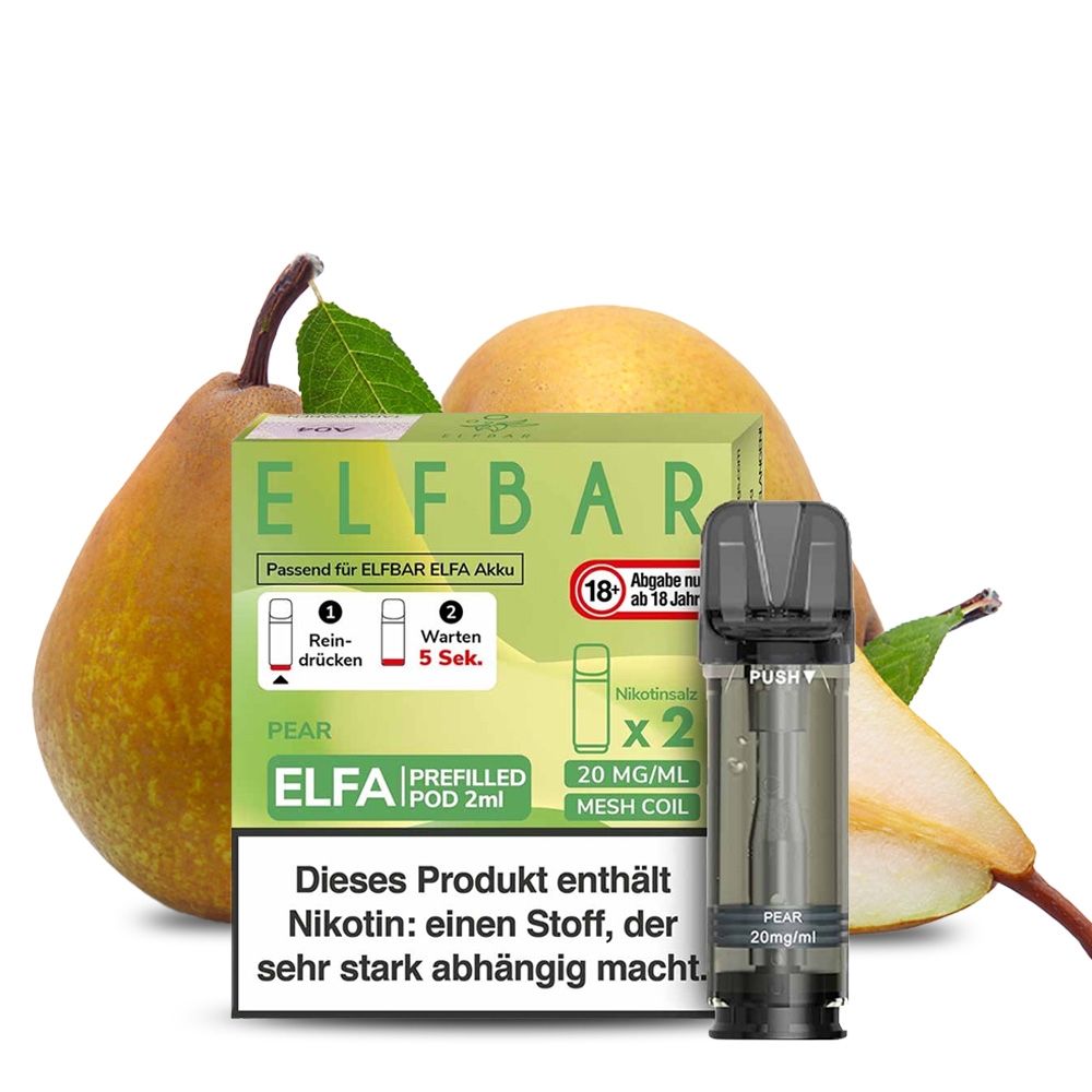 Elfbar ELFA Prefilled POD (2stk) - Pear 20mg