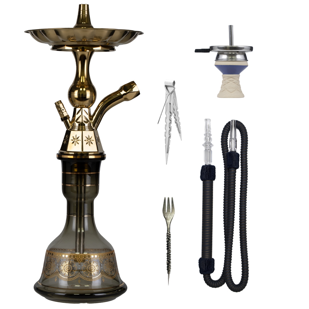 Luna Hookah Small Tradi - Grey