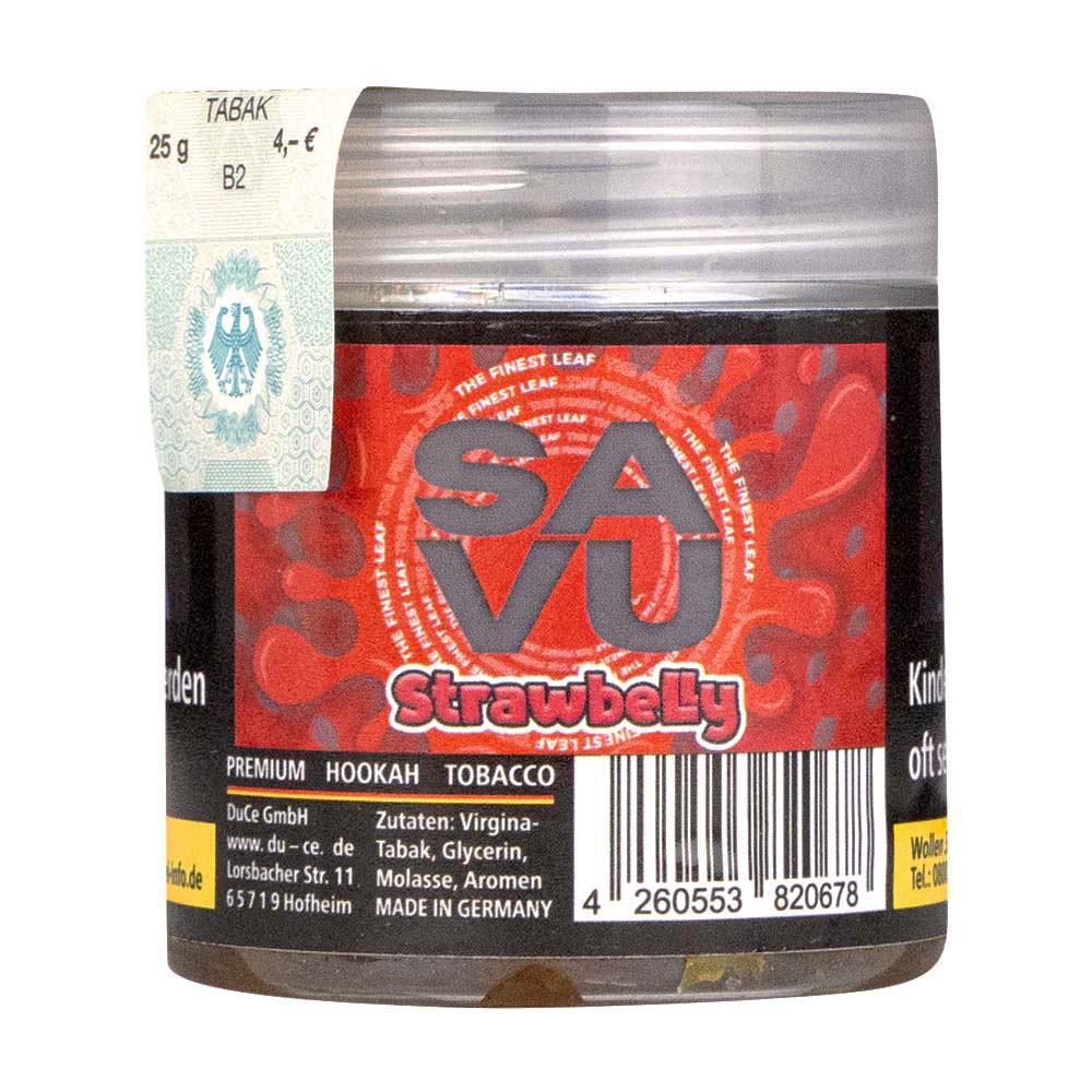 Savu Premium Tobacco 25g - Strawbelly