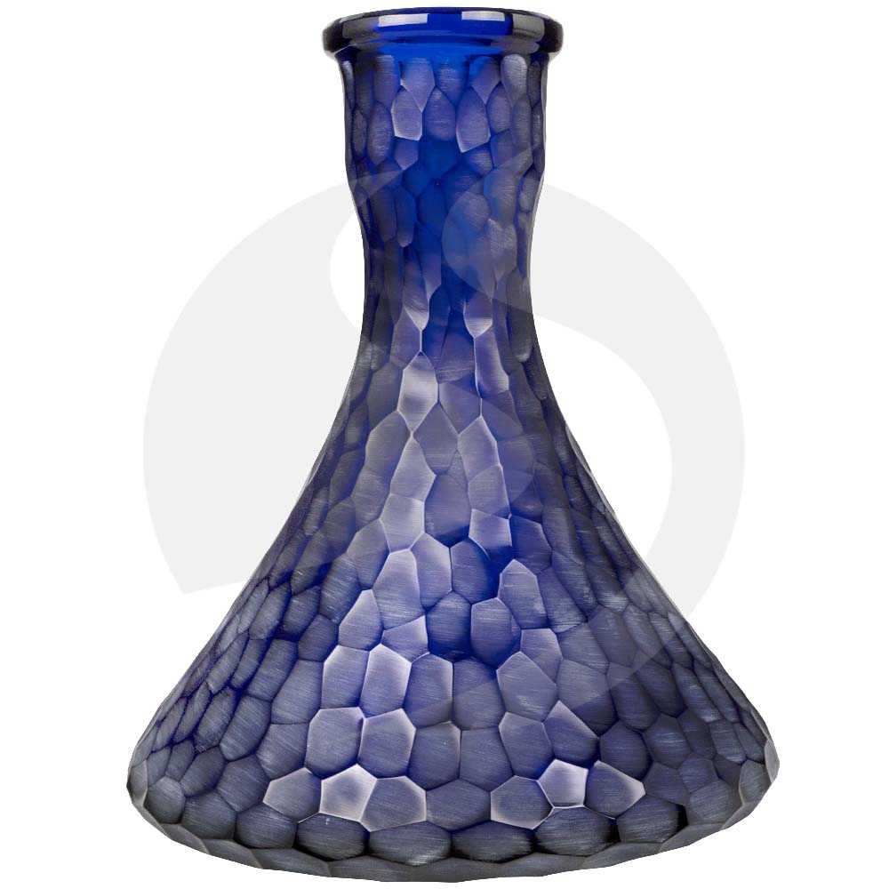 Caesar Crystal Bowl - Marble Blue