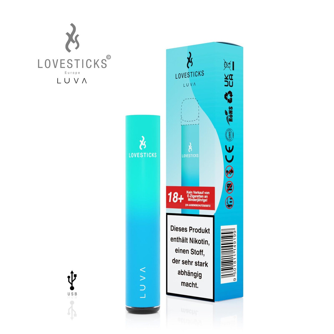 Luva Lovestick Basisgerät - Sky Blue