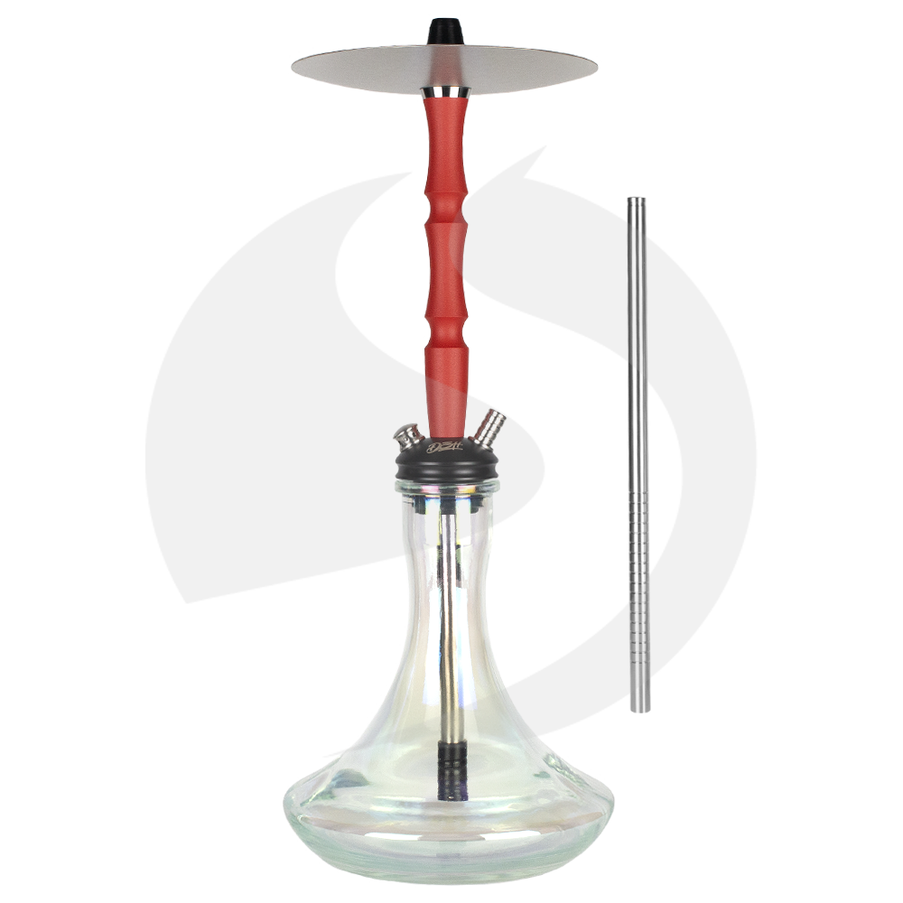 DSH Shisha Eco Red Matt - Shiny Clear