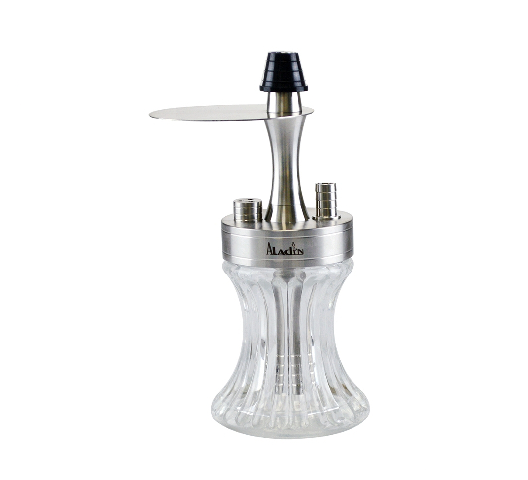 Aladin2Go Portable Hookah Edelstahl - Clear