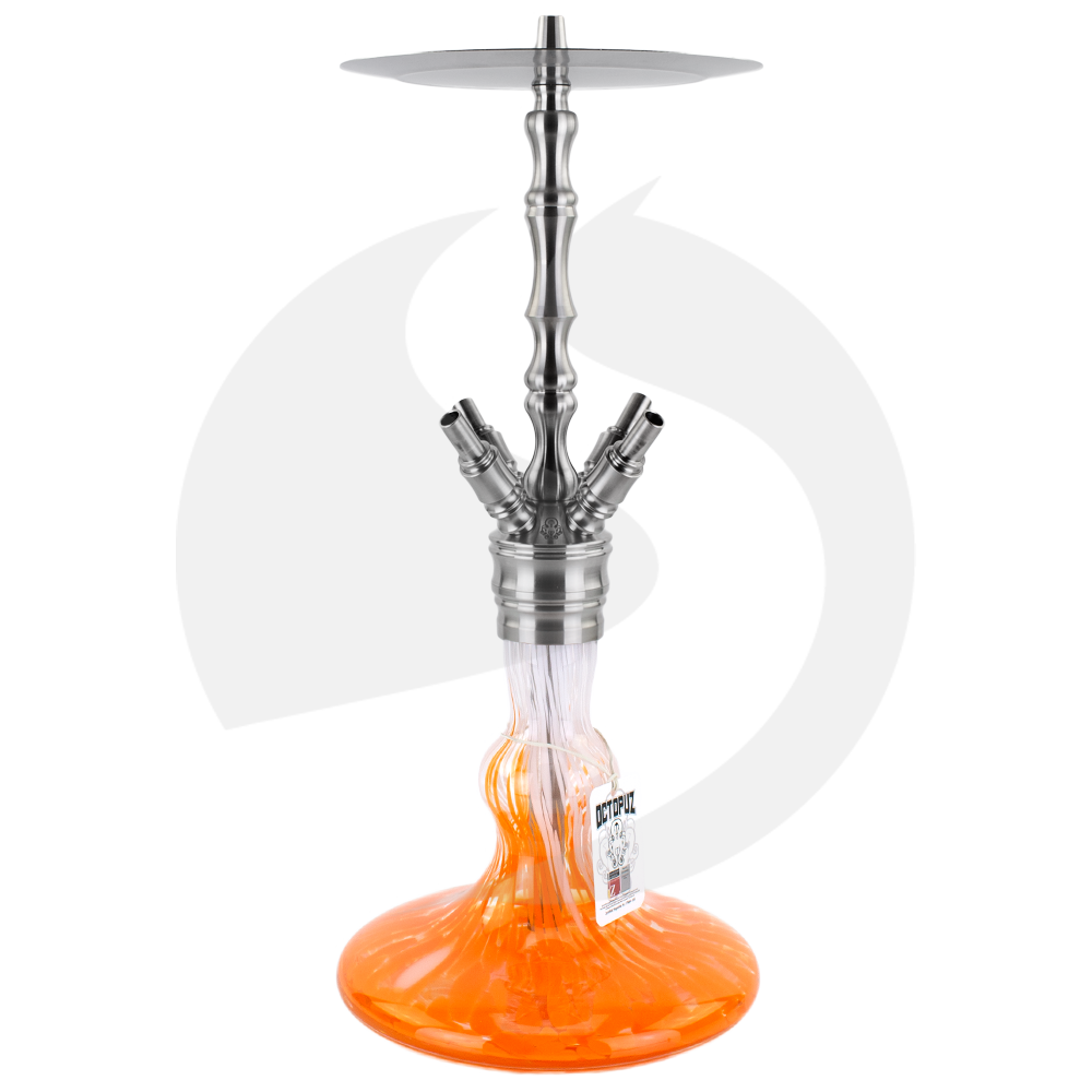 Octopuz Shisha Nautiluz - Orange/Weiß