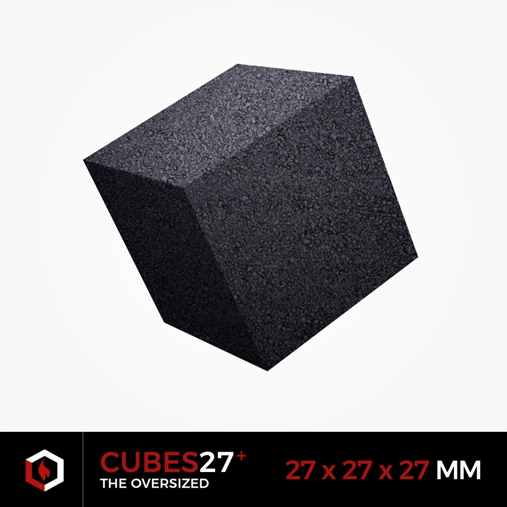 Black Coco's Cubes 27+ Premium Kokosnuss Naturkohle 1kg