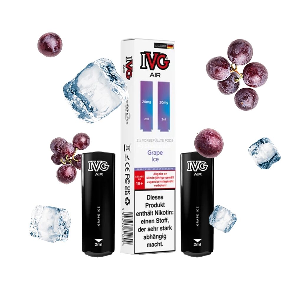 IVG AIR 2 in 1 POD (2er Pack) - Grape Ice 20mg