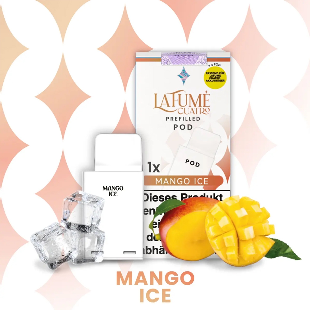 La Fume Cuatro POD (1 stk) - Mango Ice 20mg