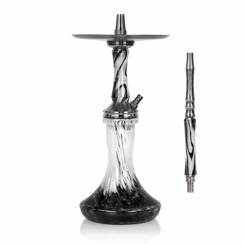 Ocean Hookah Kaif "S" 2nd Edition - Black & White