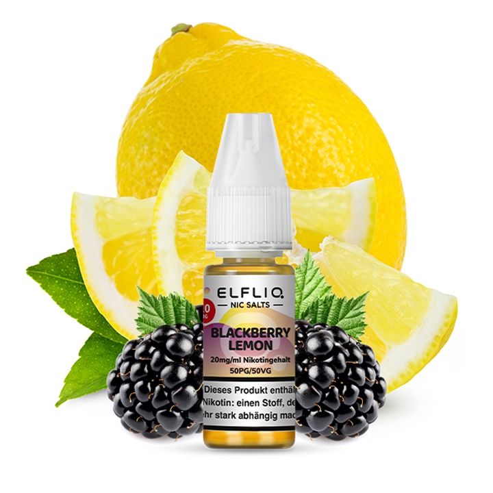 ELFLIQ Nikotinsalz Liquid 10mg - Blackberry Lemon