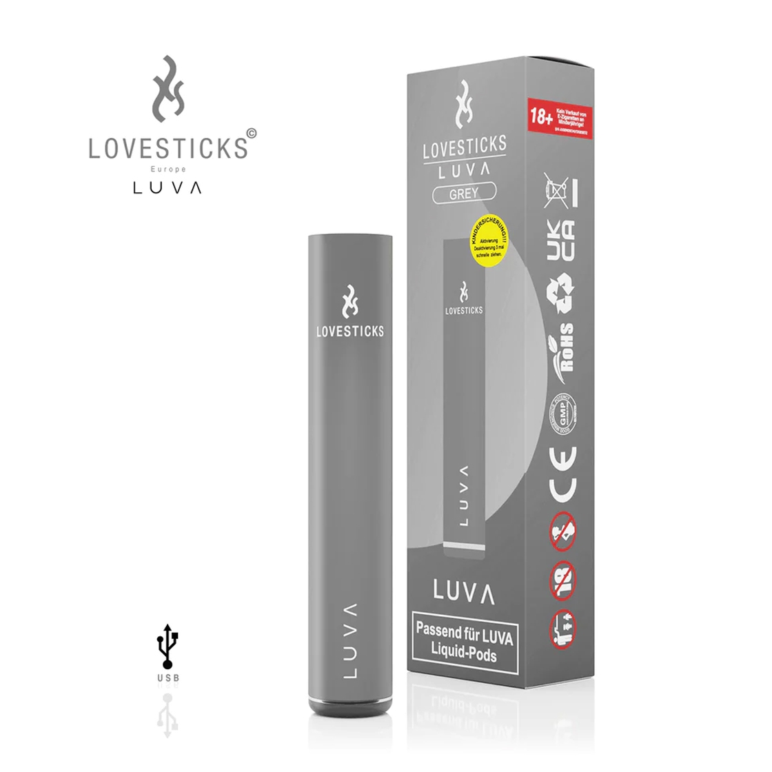 Luva Lovestick Basisgerät - Grau