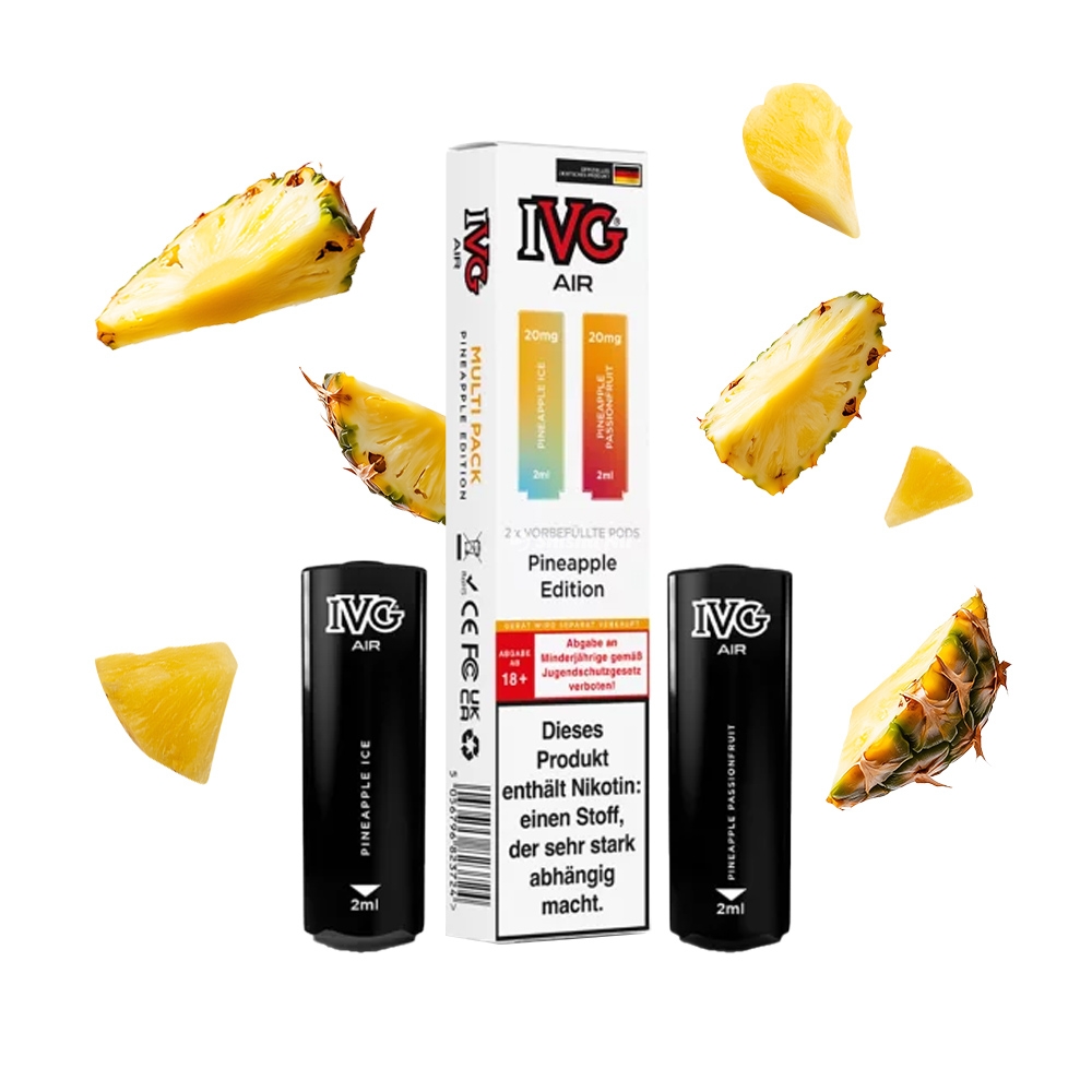 IVG AIR 2 in 1 POD (2er Pack) - Pineapple Edition 20mg