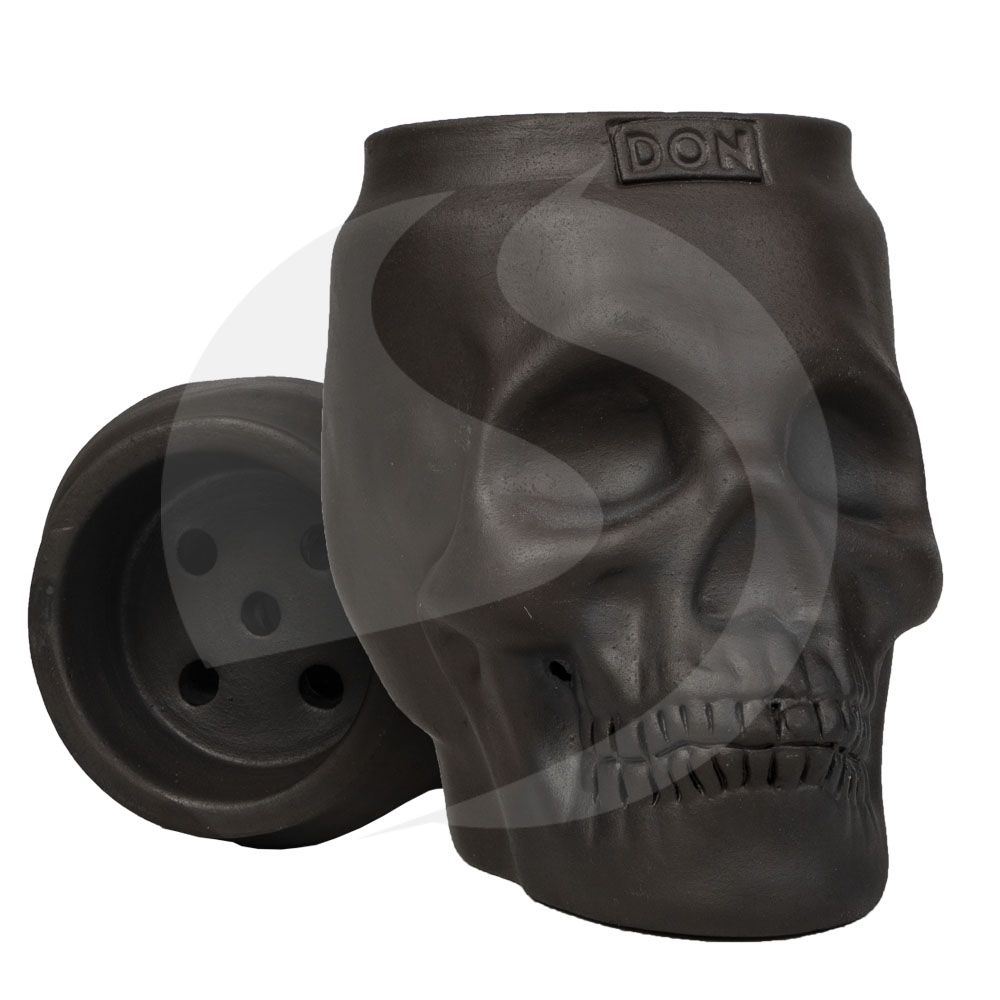 DON Hookah Bowl Skull Head - Black