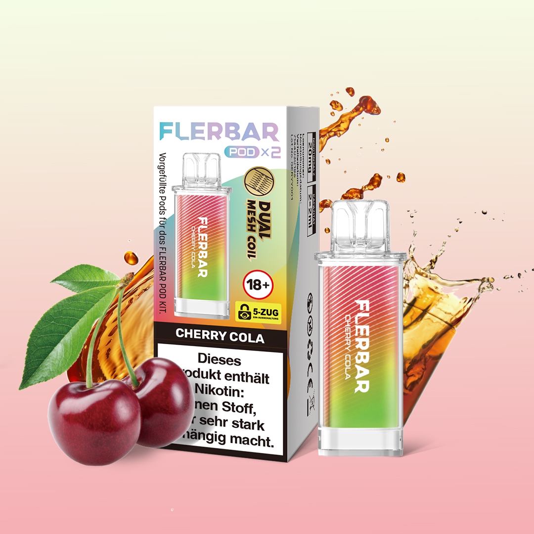 Flerbar POD (2stk) - Cherry Cola 20mg