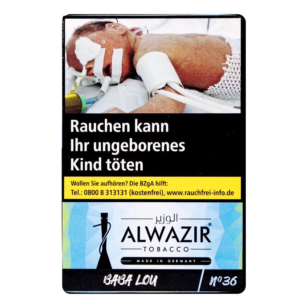 Al Wazir Tobacco 20g - No. 36 Baba Lou