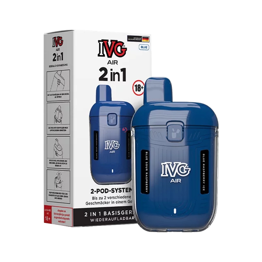 IVG AIR 2 in 1 Akkuträger - Blue