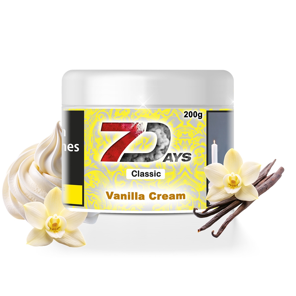 7 Days Tabak Classic 200g - Vanilla Cream