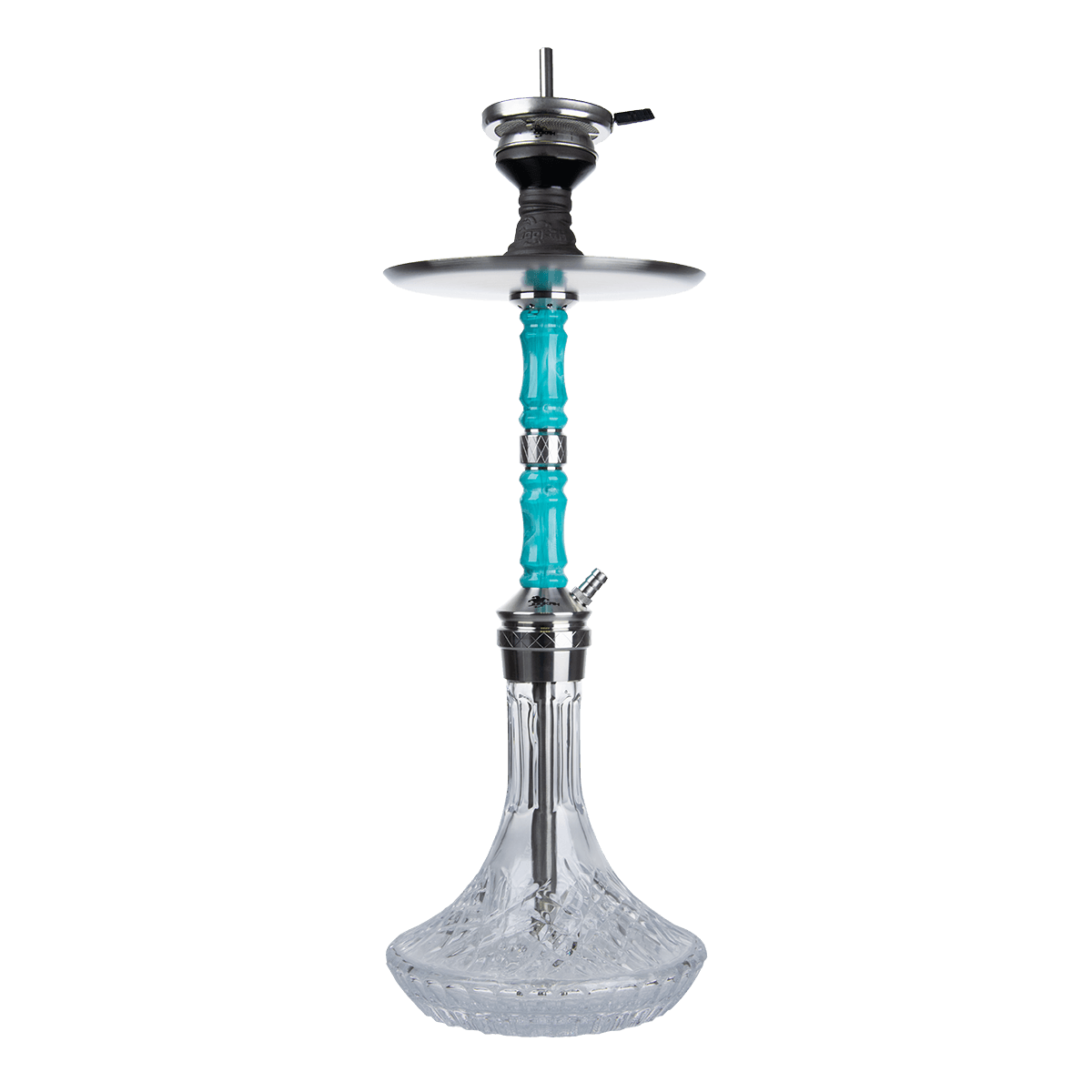 Jookah Shisha Royal Flush - Steel/Türkis