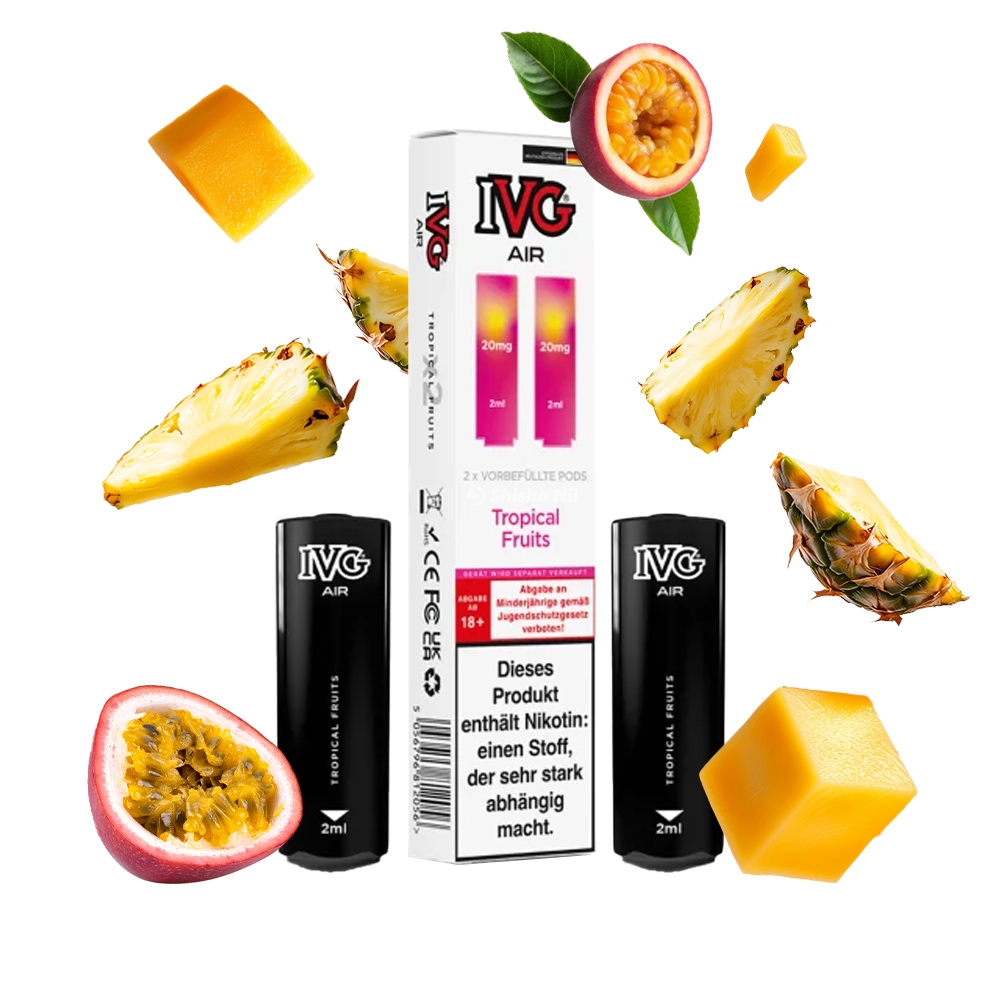 IVG AIR 2 in 1 POD (2er Pack) - Tropical Fruits 20mg